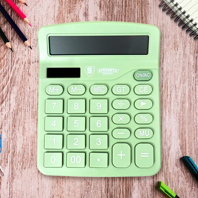 Calculadora De Escritorio, Color Verde Pistache 1