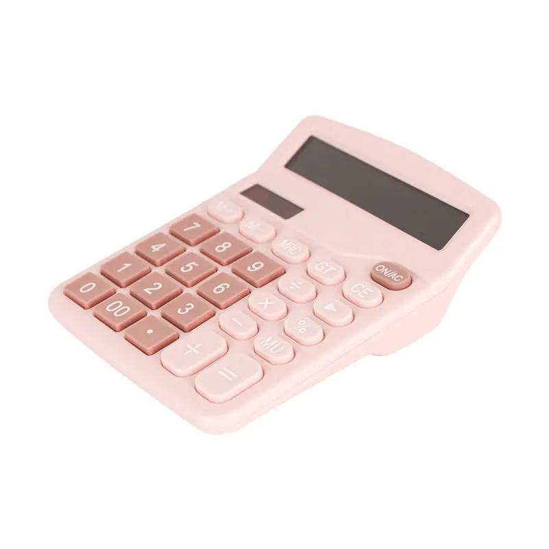Calculadora De Escritorio Rosa Pastel 2