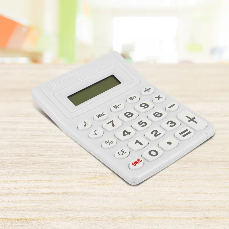 Calculadora De Escritorio Studenz Color Blanco 2