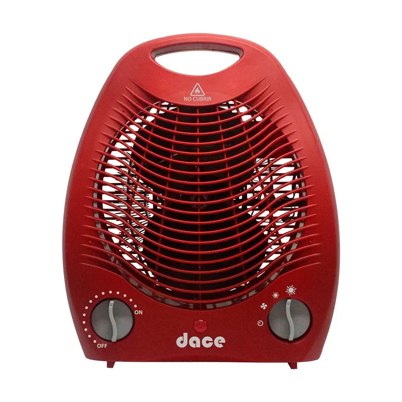 Calefactor Portátil Dace 2 En 1 Rojo Caemrm04r 1