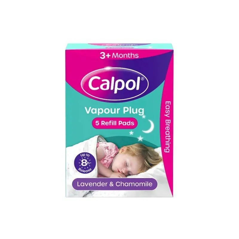 Calpol Vapour Plug Lavender And Chamomile 5 Refill Pads 1