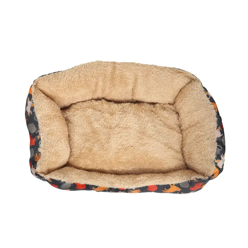 Cama Color Azul Marino Para Mascota 38X24x11cm 2