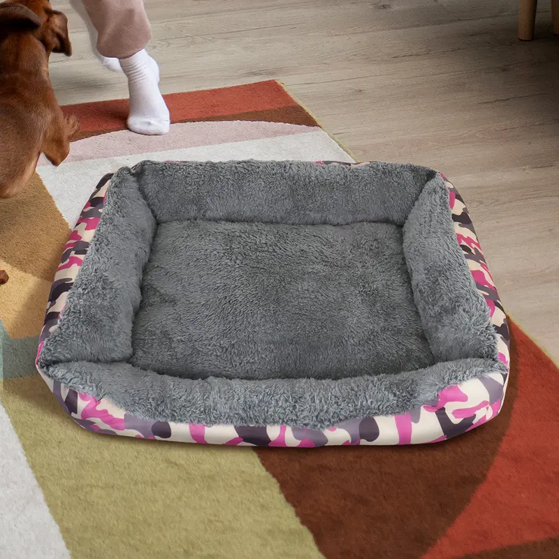 Cama Con Diseã±O De Manchas Para Mascota 2
