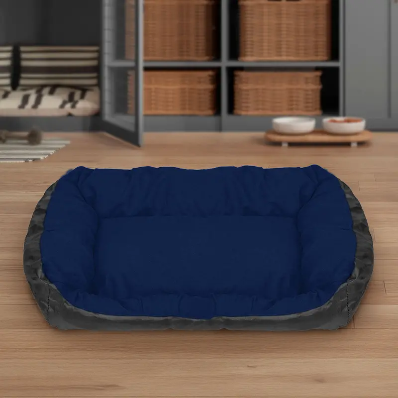 Cama Para Mascota, 43X32 Cm, Color Azul 2