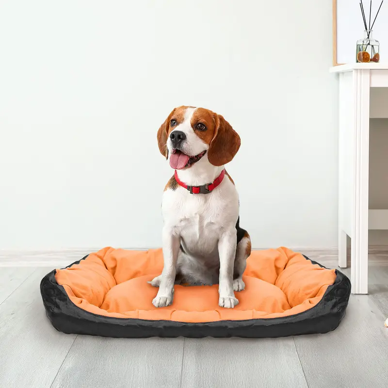 Cama Para Mascota, Color Mostaza, 43X32 Cm 1