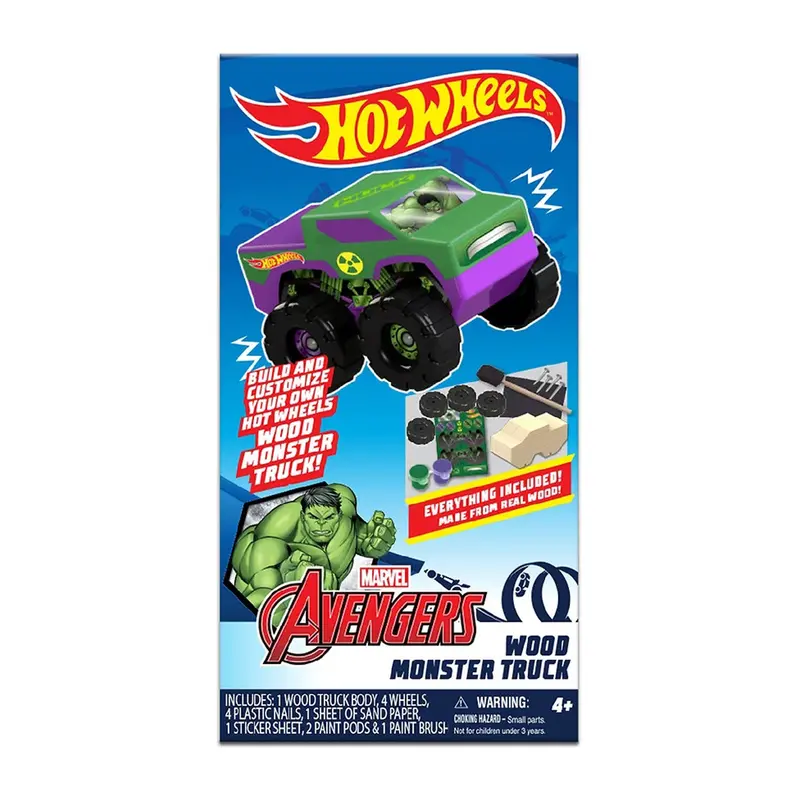 Camión Con Diseño De Hulk, Monster Truck, Hot Wheels 1
