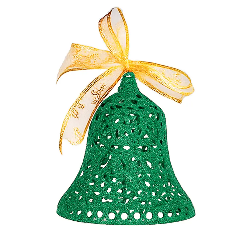 Campana Jumbo, Ornamento Navideño, Color Verde 2
