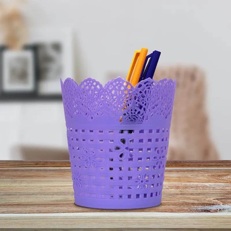 Canasta Calada Multiusos Color Morado 10.5X11.5Cm 1