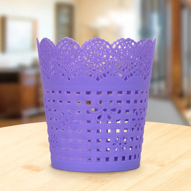 Canasta Calada Multiusos Color Morado 10.5X11.5Cm 2