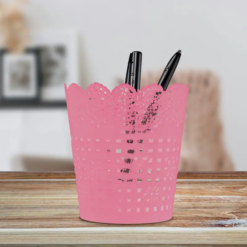 Canasta Calada Multiusos Color Rosa 10.5X11.5Cm 1