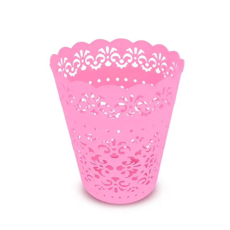 Canasta Calada Multiusos Color Rosa 11X14cm 2