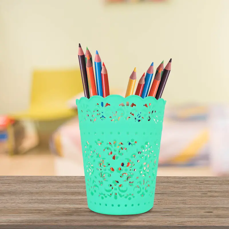 Canasta Calada Multiusos, Color Verde Esmeralda 1