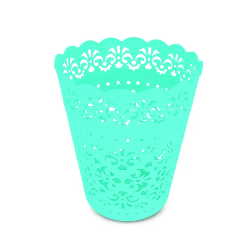 Canasta Calada Multiusos Color Verde Pistache 11X14cm 2