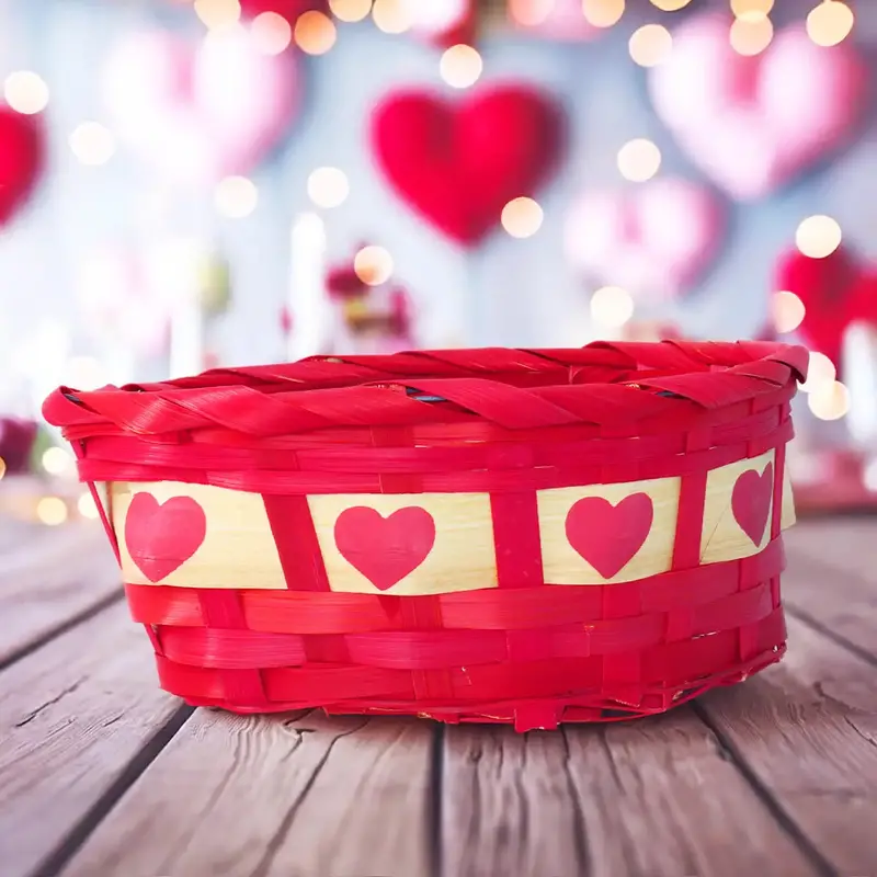 Canasta, Corazón, Color Rojo 2