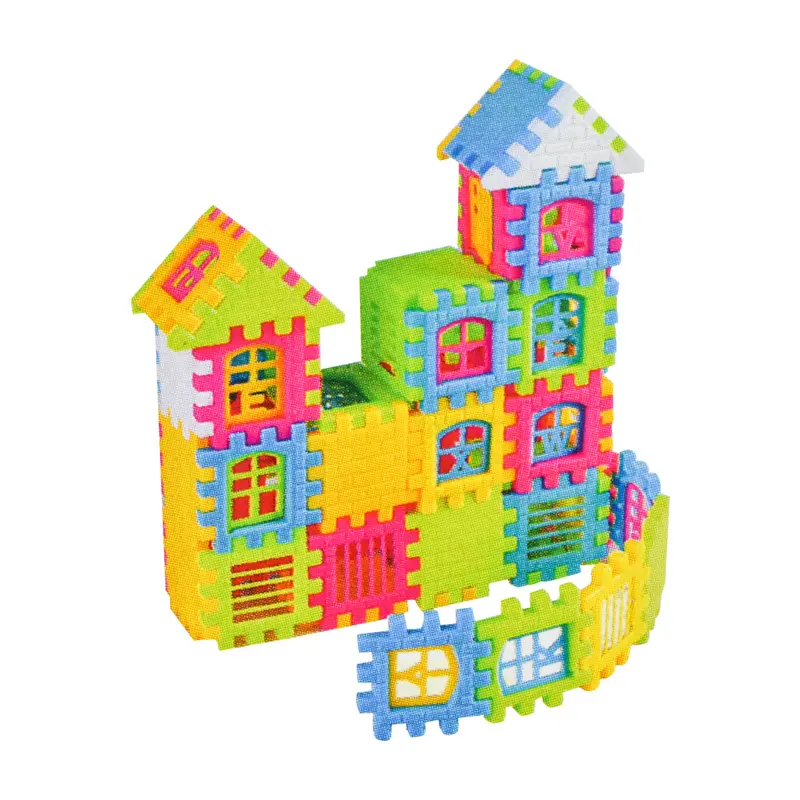 Canasta De Bloques De Colores Tipo Lego 2