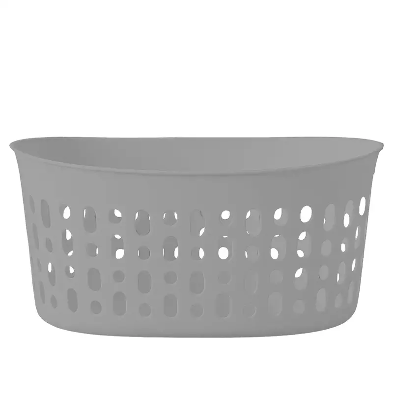 Canasta De Lavandería, Color Gris 2