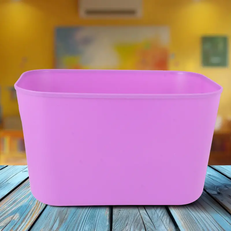 Canasta Organizadora Con Manija, Color Morado 2