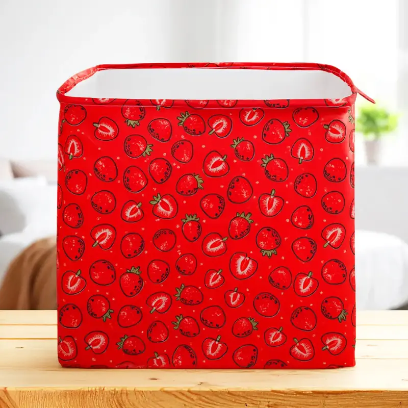 Canasta Organizadora, Diseño Fresa 2