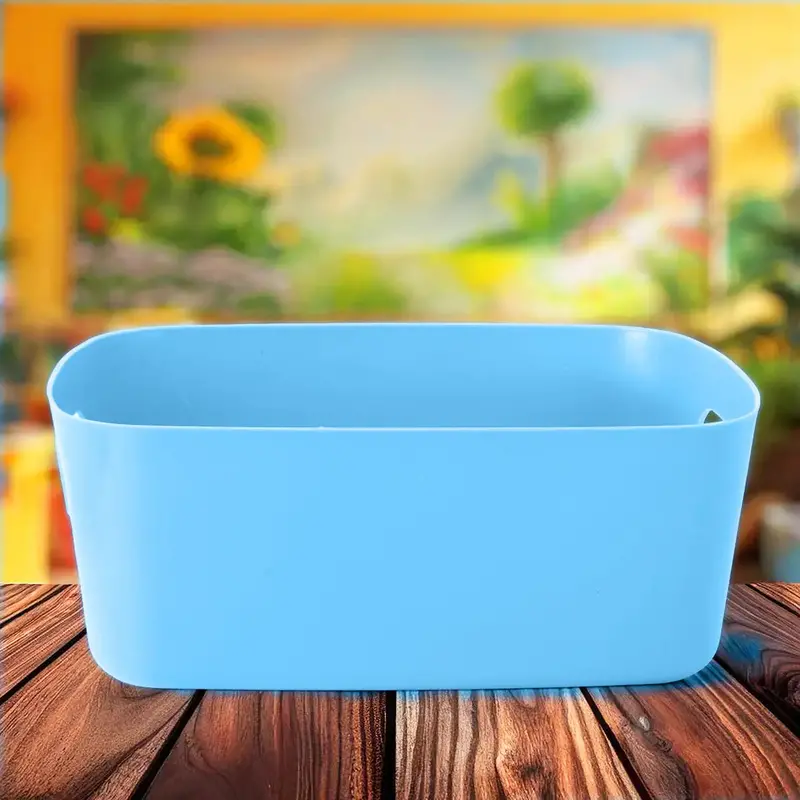 Canasta Organizadora, Rectangular, Color Azul 2