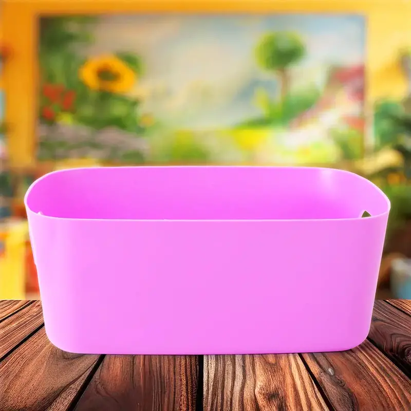 Canasta Organizadora, Rectangular, Color Morado 2