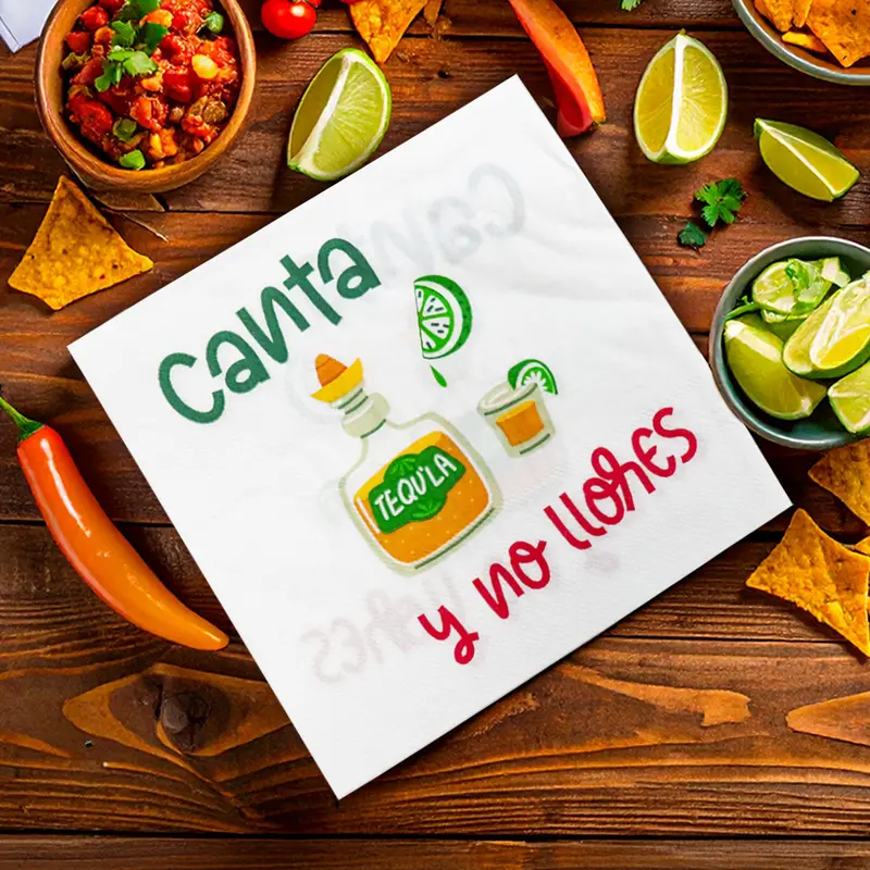 Canta Y No Llores, Servilletas, 15 Pzas 1