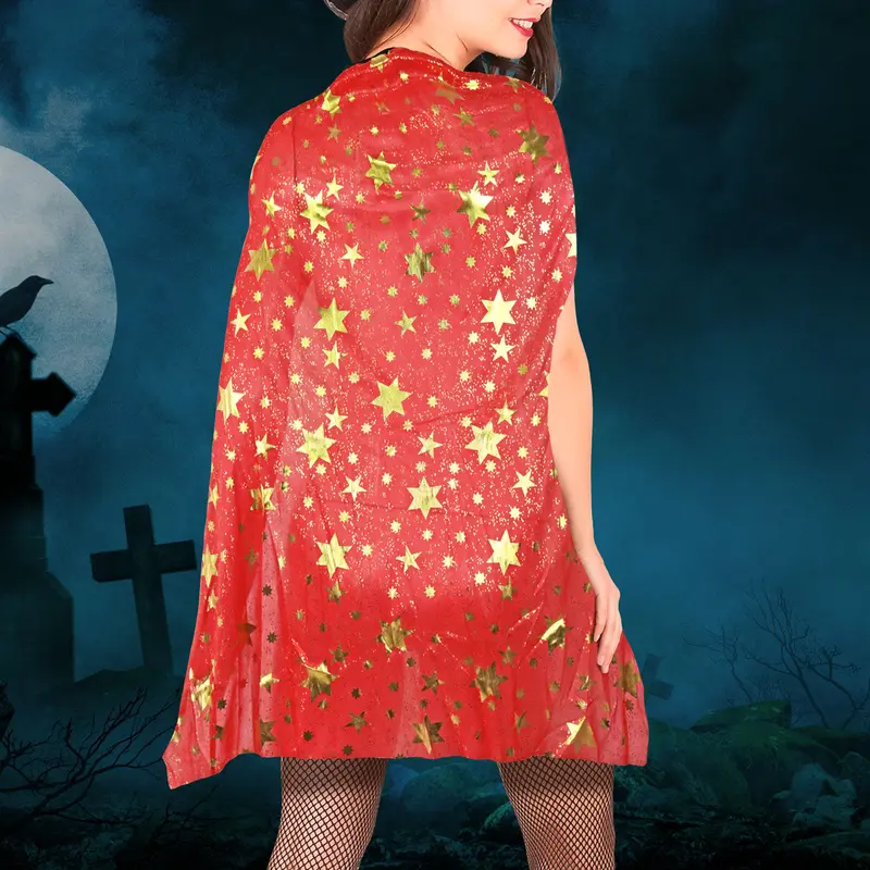 Capa Para Disfraz De Halloween, Rojo 1