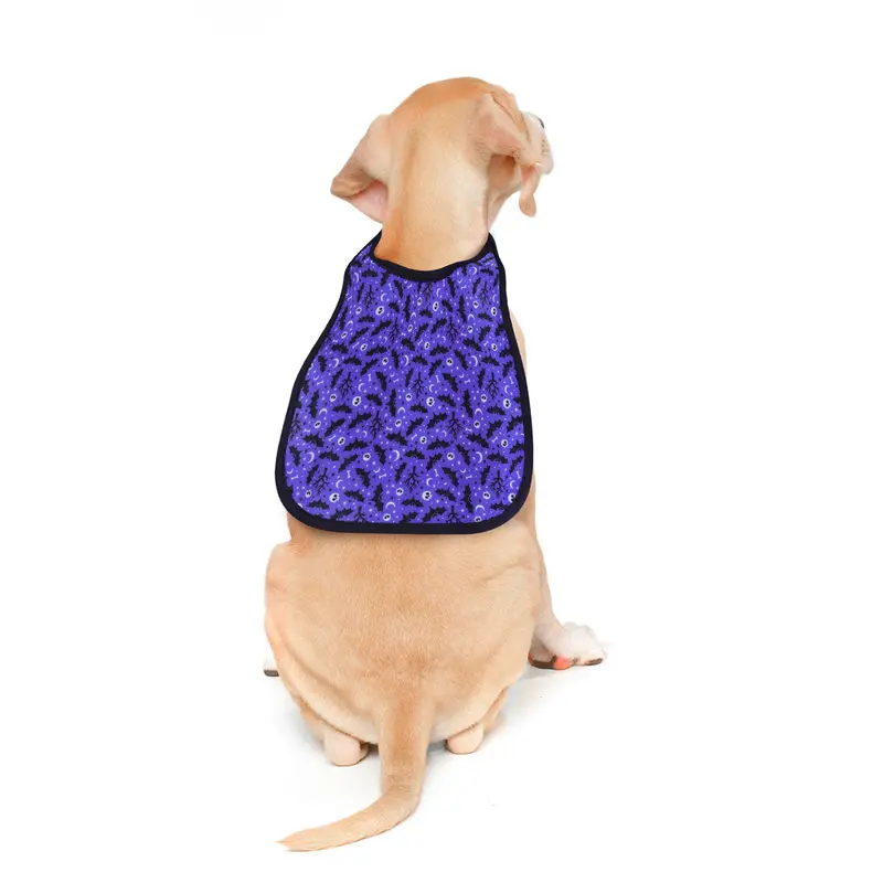 Capa Para Mascota Color Azul Con Diseño De Halloween 2
