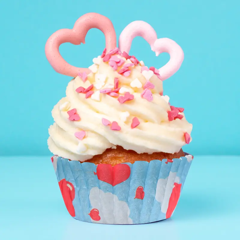 Capacillos Para Cupcakes, Color Azul 1