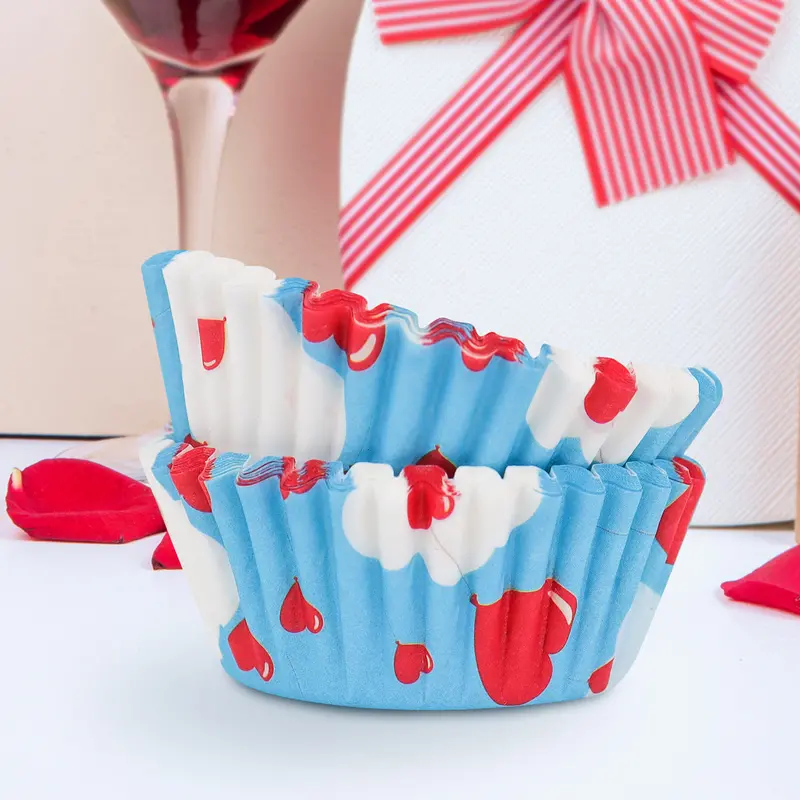 Capacillos Para Cupcakes, Color Azul 2