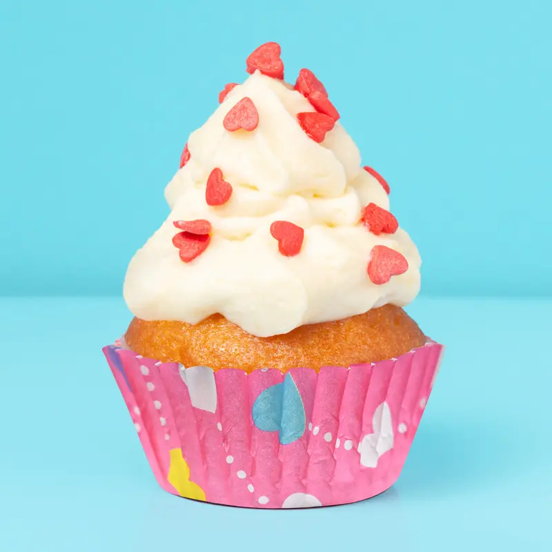 Capacillos Para Cupcakes, Color Rosa 1