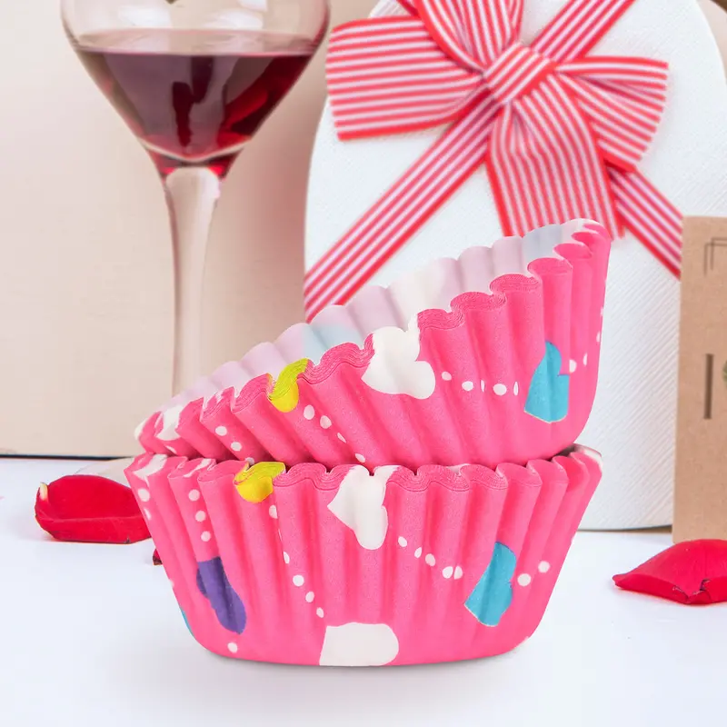 Capacillos Para Cupcakes, Color Rosa 2