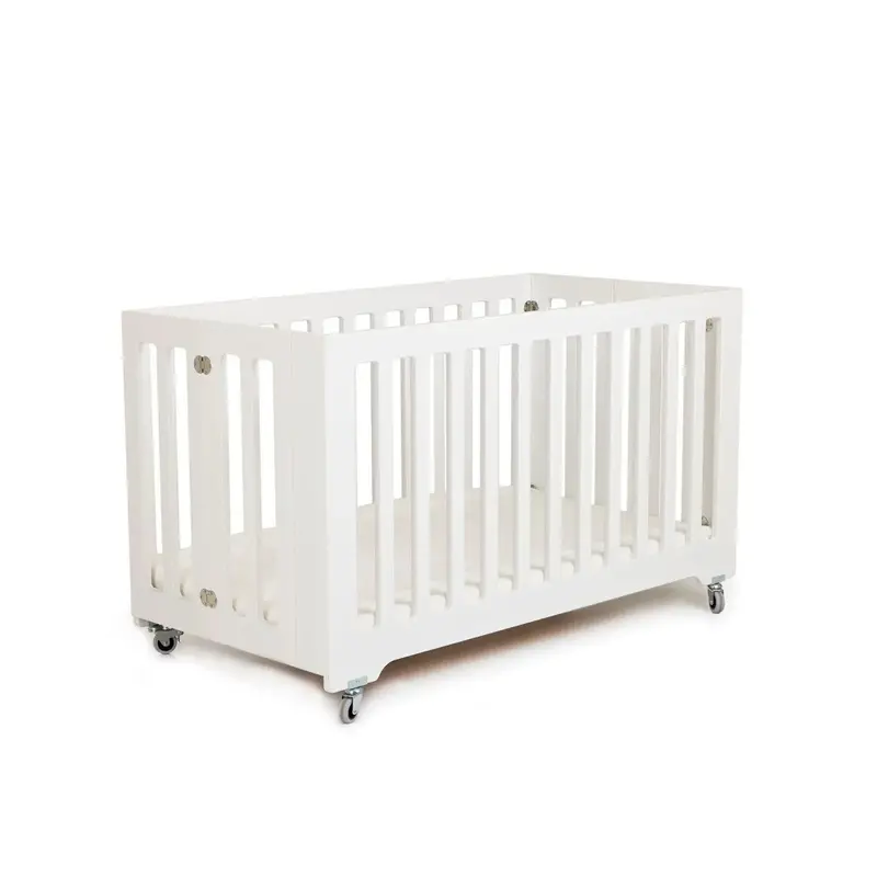 Caploonba Folding Mdf Crib 60X120cm - White 1
