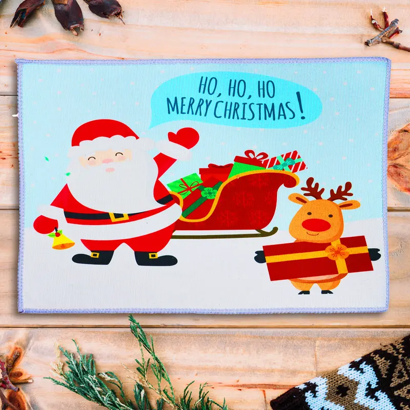 Carpeta Navideña, Santa, 40X60 Cm 1