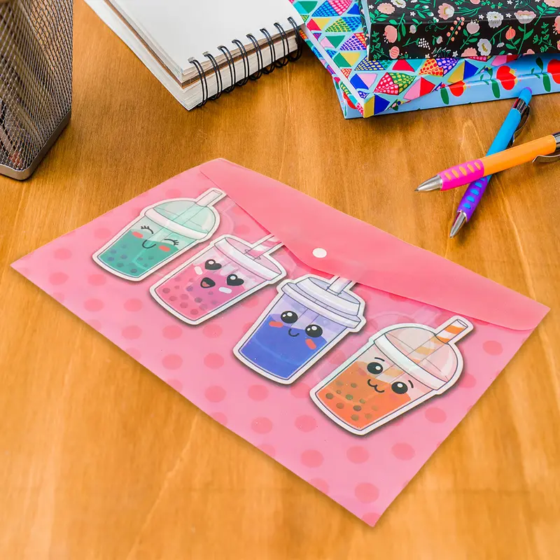 Carpeta Organizador De Documentos, Color Rosa 2