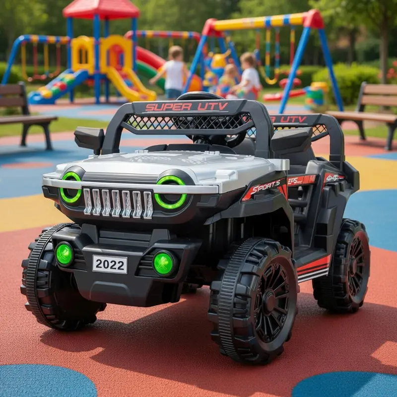 Carrito Montable Para Niños, Jeep, Color Blanco 1