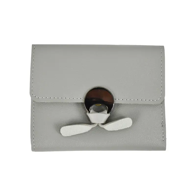Cartera Para Dama Color Gris 1