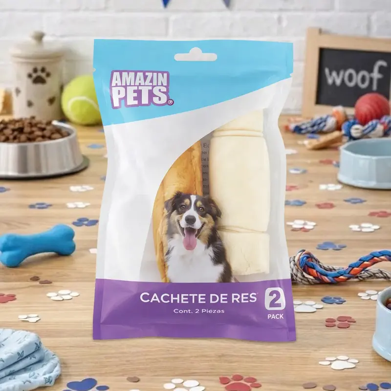 Carzana Para Mascota, Cachete De Res, 2 Pzas 2