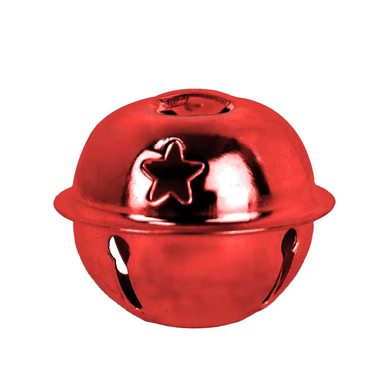 Cascabeles Navideños, Color Rojo, 9 Pzas 2