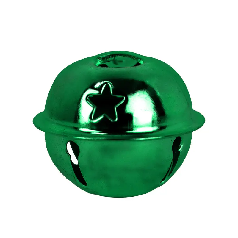 Cascabeles Navideños, Color Verde, 9 Pzas 2