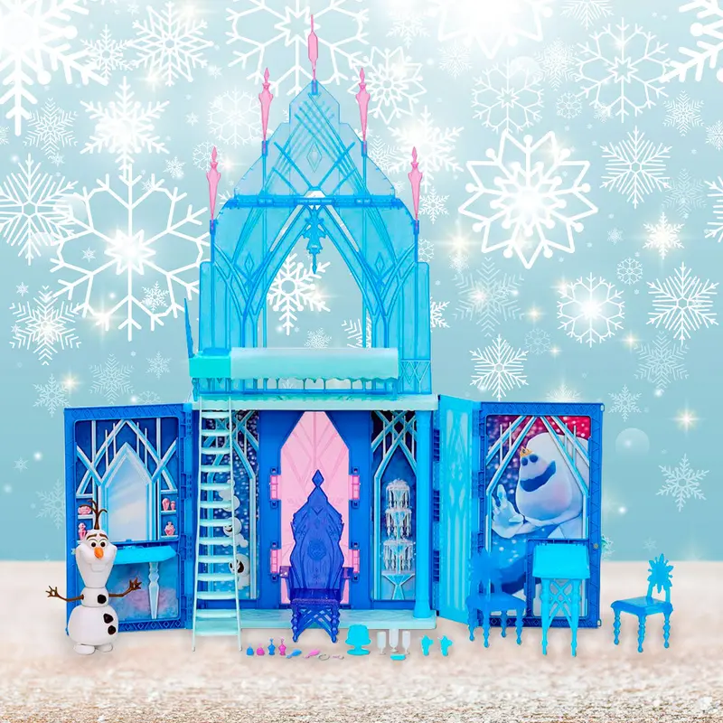 Castillo De Elsa, Frozen Disney's 2 Elsa's Fold And Go 2