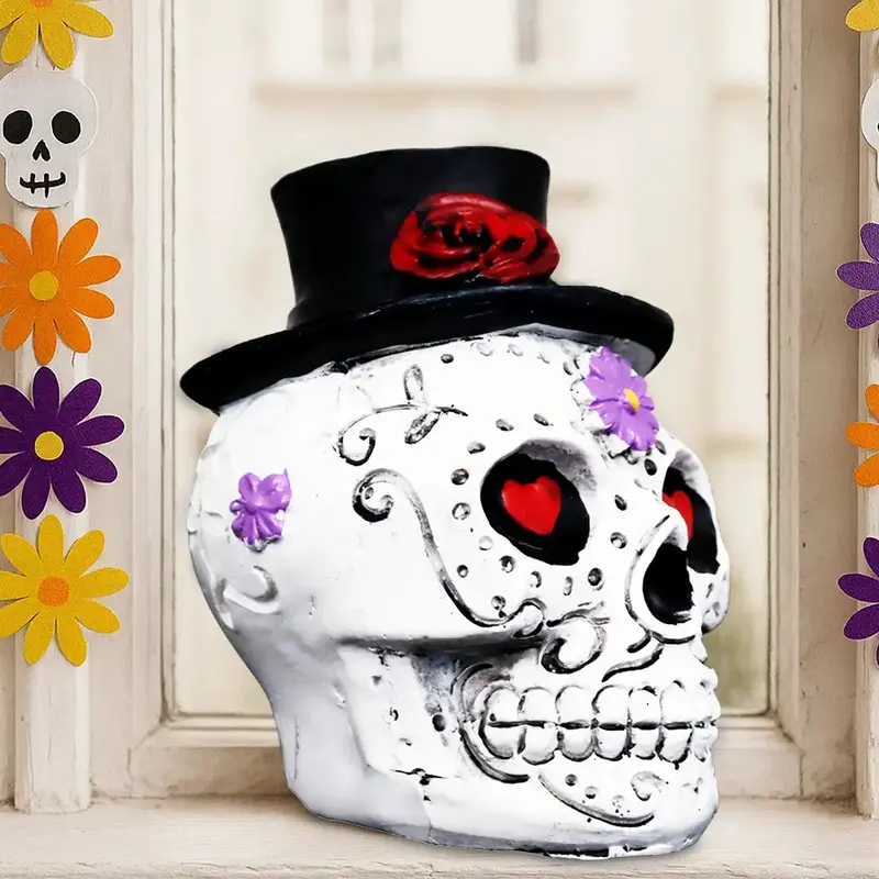 Catrín Con Sombrero, Figura De Cerámica 1