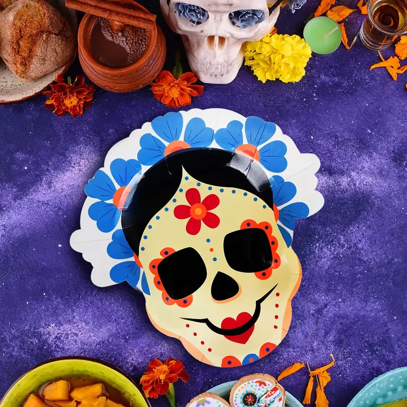 Catrina, Platos Desechables, 8 Pzas 1