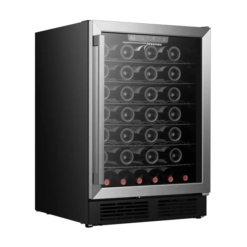 Cava Enfriador De Vinos Hisense 5.4 Pies Cúbicos Negro Hws054b1asd 2