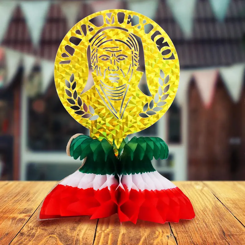 Centro De Mesa Con Diseño De Fiestas Patrias, Hidalgo 1