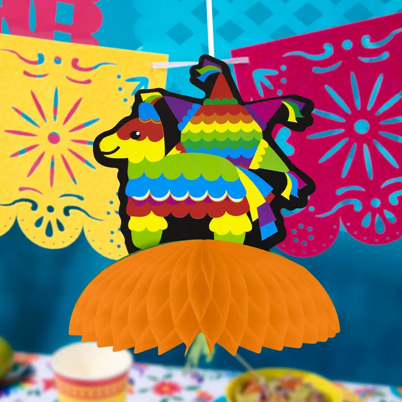 Centro De Mesa Con Diseño De Piñata Para Fiestas Patrias 1