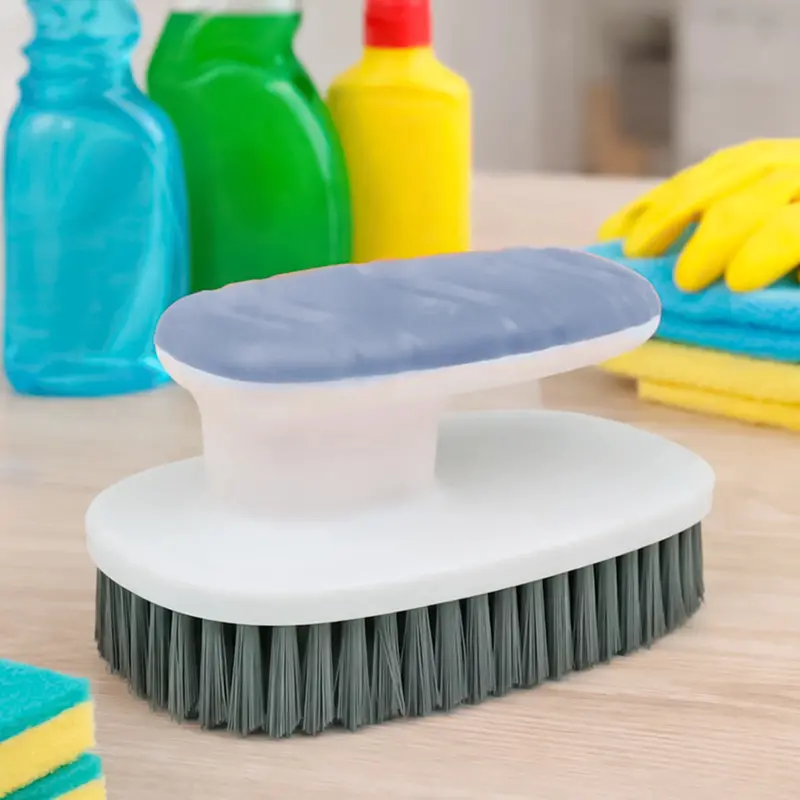 Cepillo Azul Con Mango 2