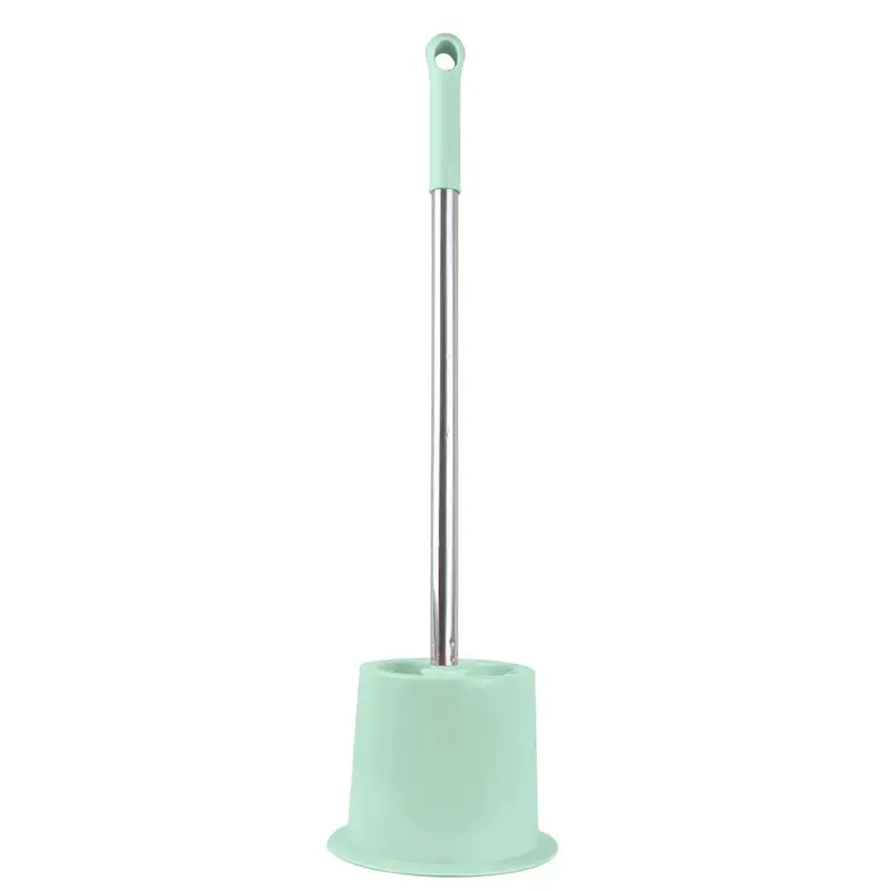 Cepillo Con Base Para Baño, Color Verde Pastel 2