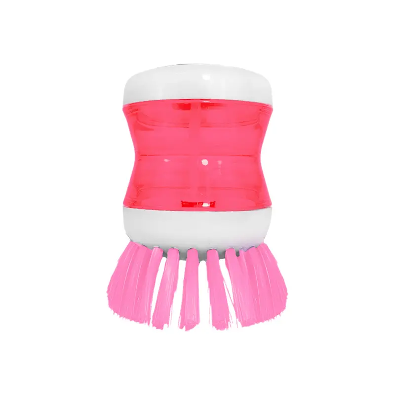 Cepillo Con Dispensador De Jabón, Color Rosa 2