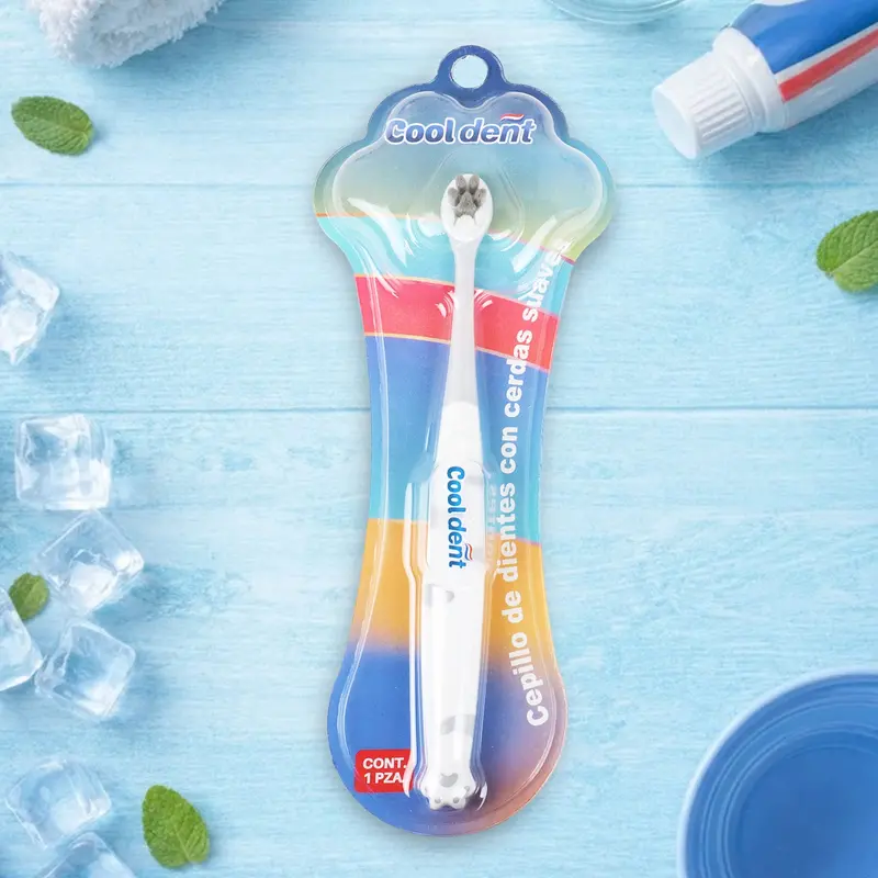 Cepillo De Dientes Con Cerdas Suaves, Diseño Huella 2