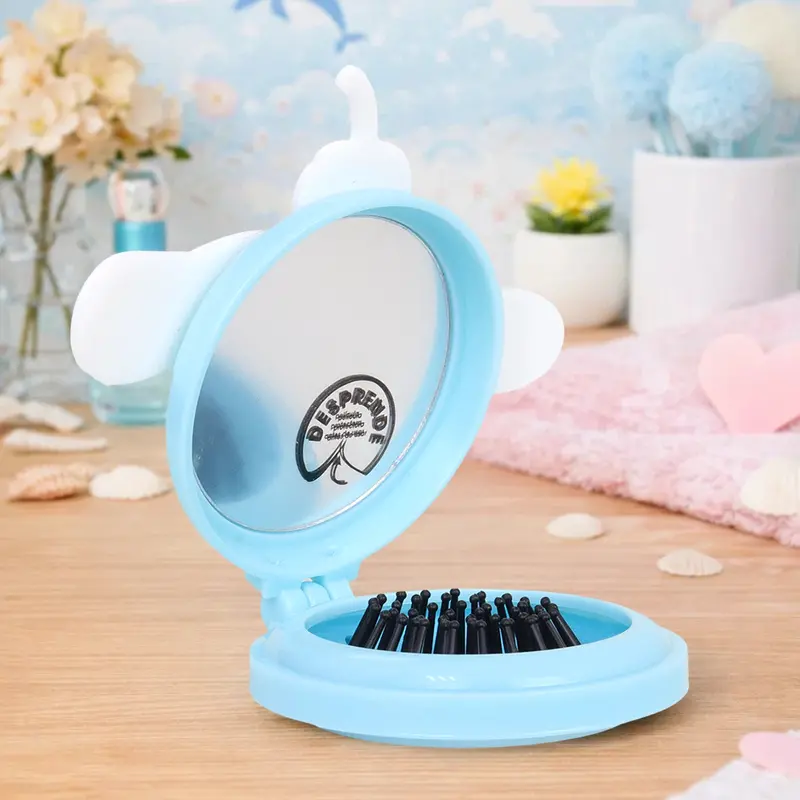 Cepillo De Pelo Plegable Con Espejo, Cinnamoroll 1